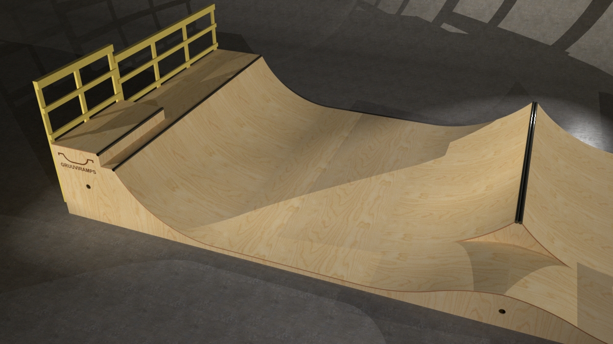 Mini Ramp Spine + - Gruuviramps.ee